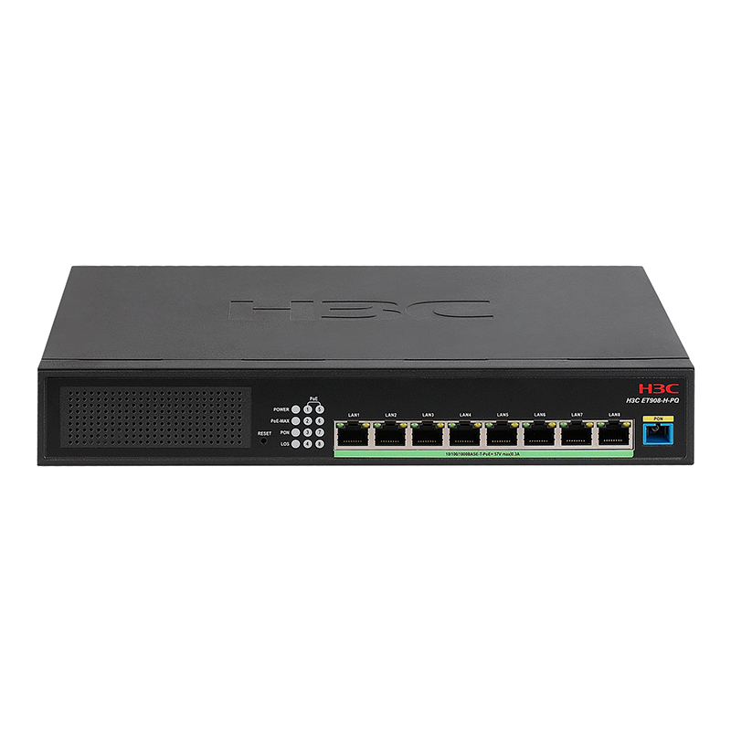 H3C ET908-H-PQ-无源光网络单元(8GE(POE+))-万兆对称ONU(SC)接口